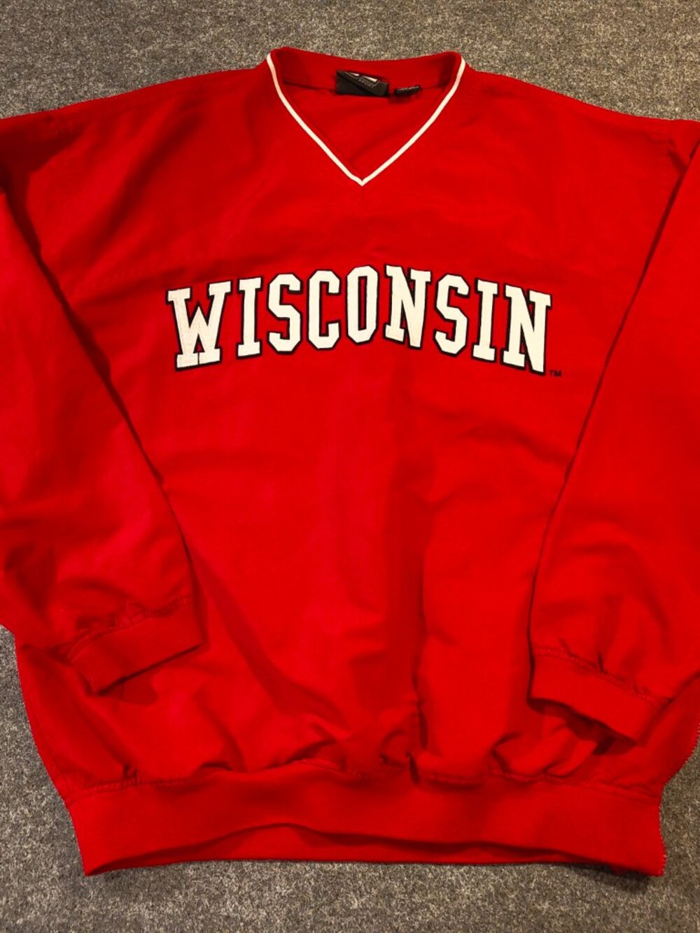 Wisconsin Badgers J2 Sport Sweatshirt L (Broken Zipper)